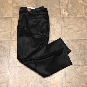 Lane Bryant coated skinny jeans. 18P. NWT.